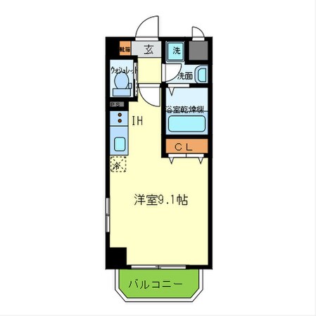 ｸﾘｽﾀﾙｴﾚｶﾞﾝｽ・EASTの物件間取画像